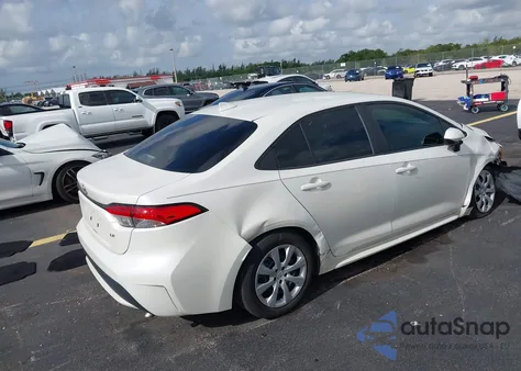 2021 Toyota Corolla Le z USA, uszkodzony, nr VIN 5YFEPMAE3MP194585
